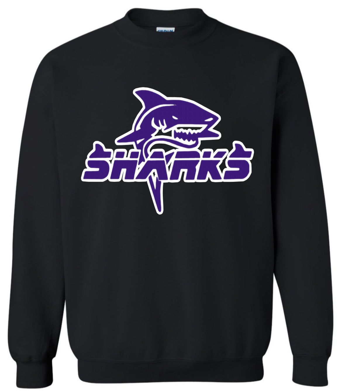 Sharks Crewneck - Black