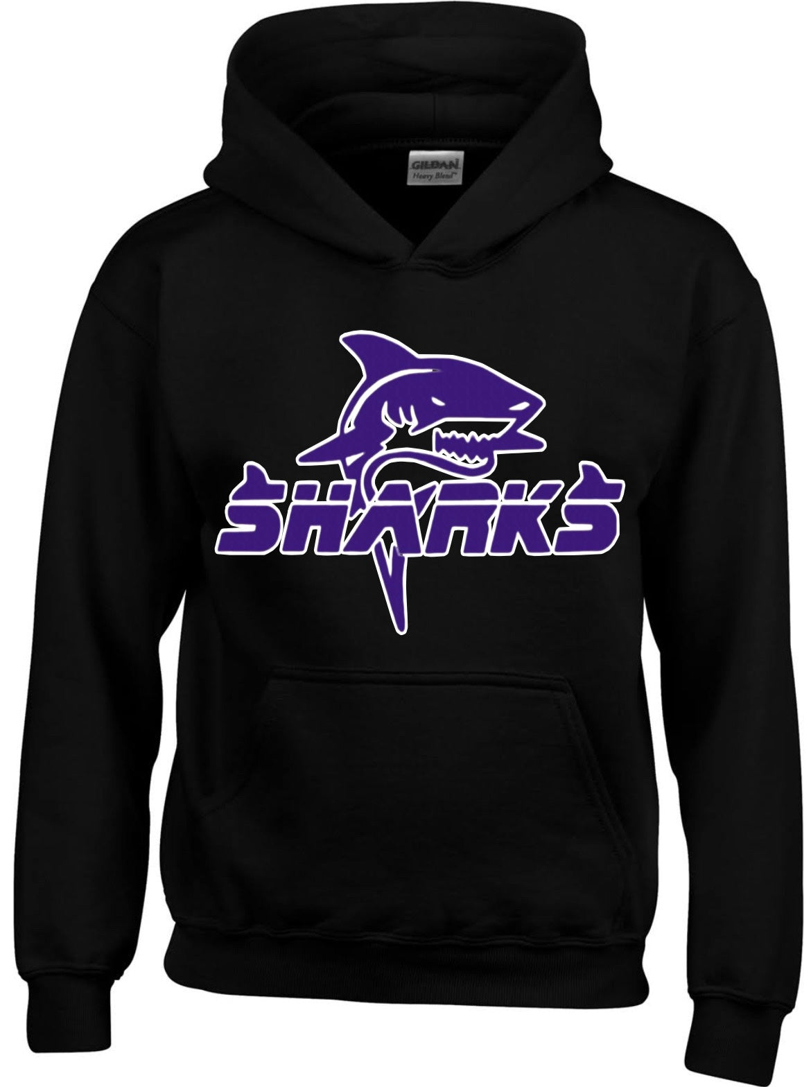 Sharks Hoodie - Black