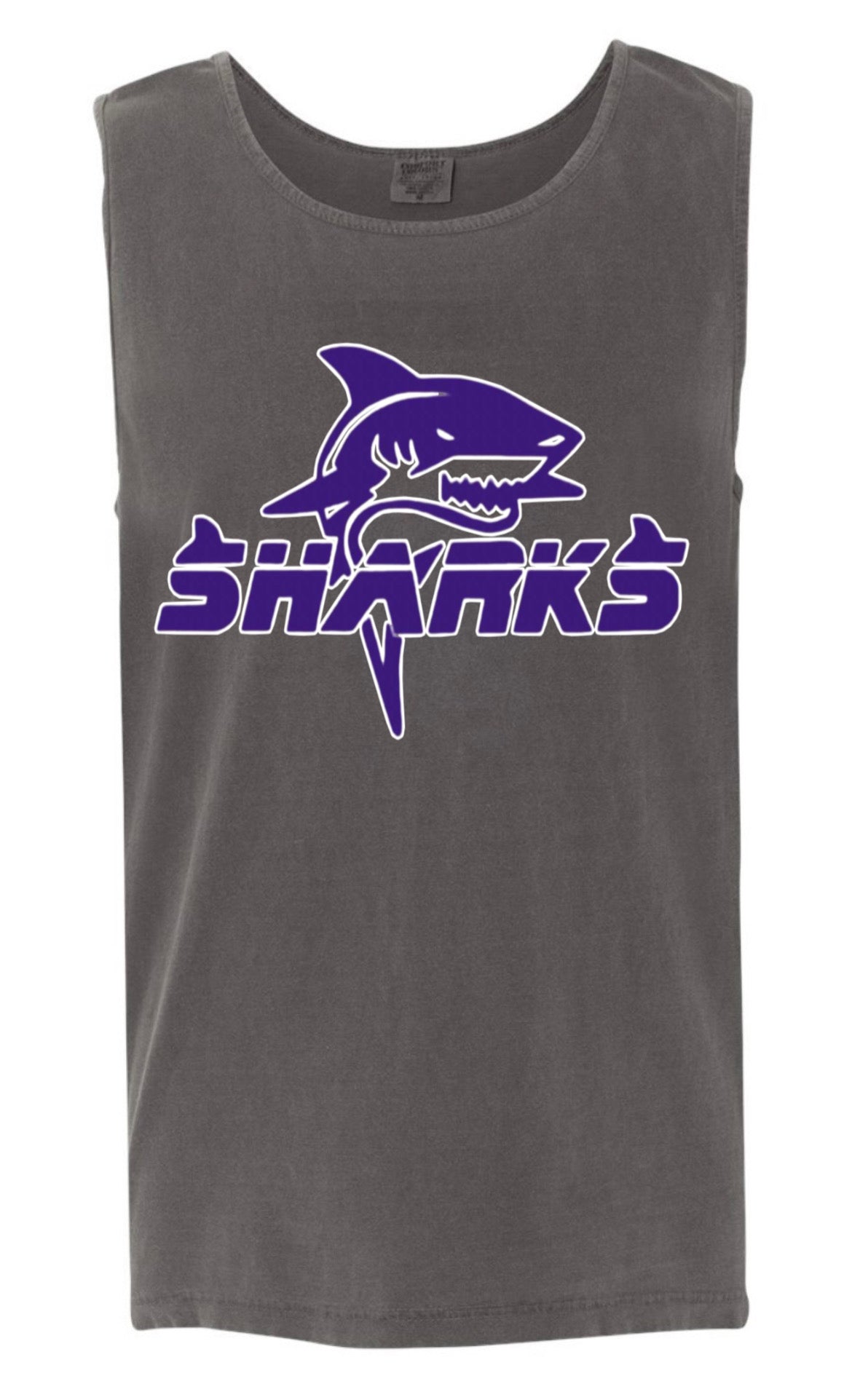 Sharks Unisex Tank - Pepper