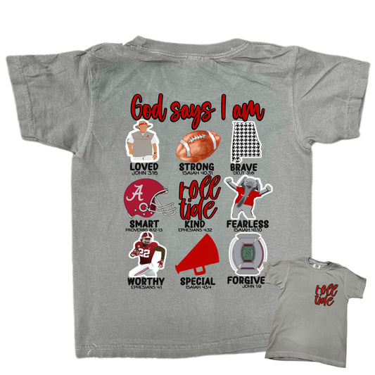 God Says Alabama Boys Tee
