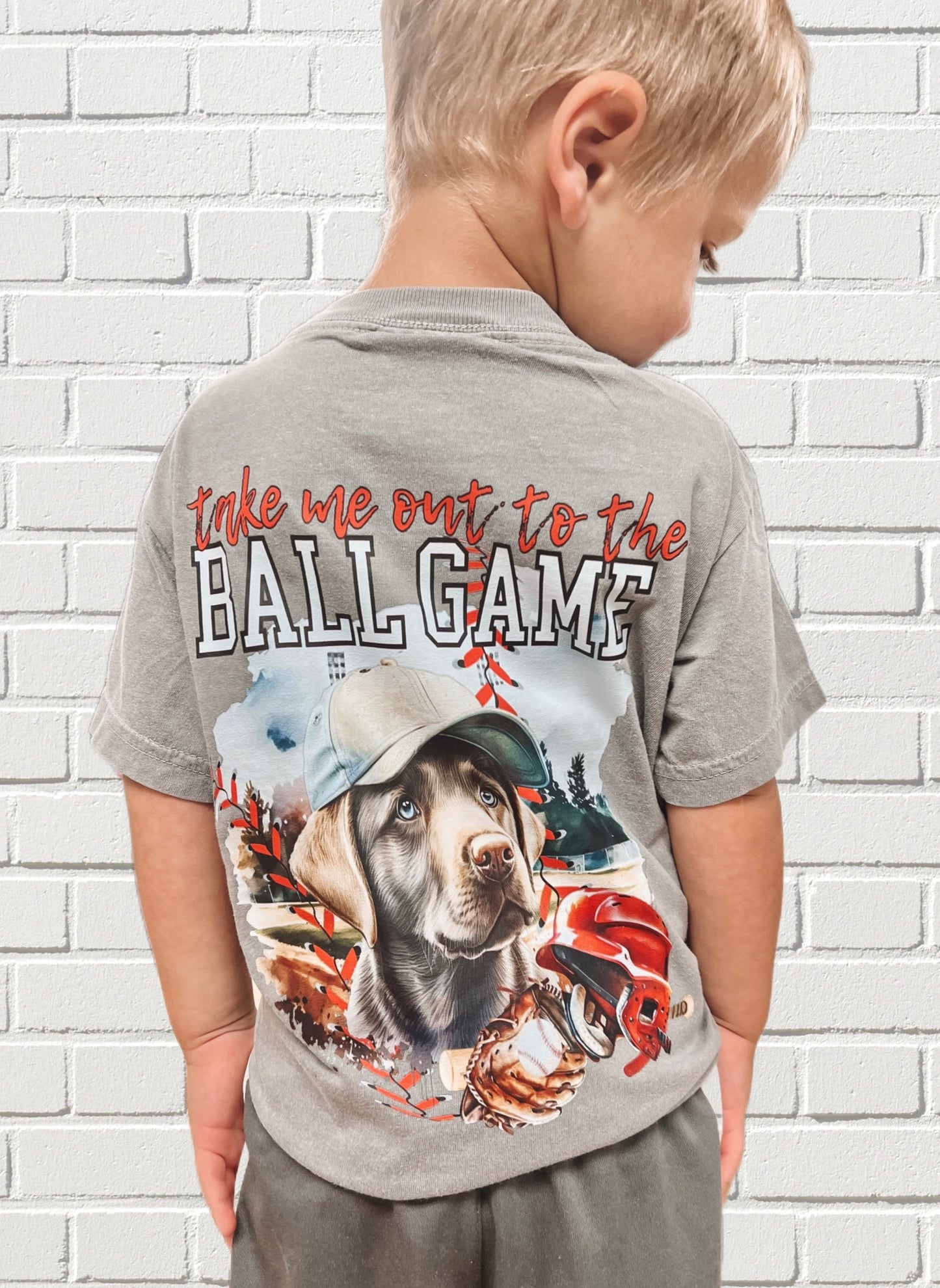 Take Me To The Ballgame Boys Tee