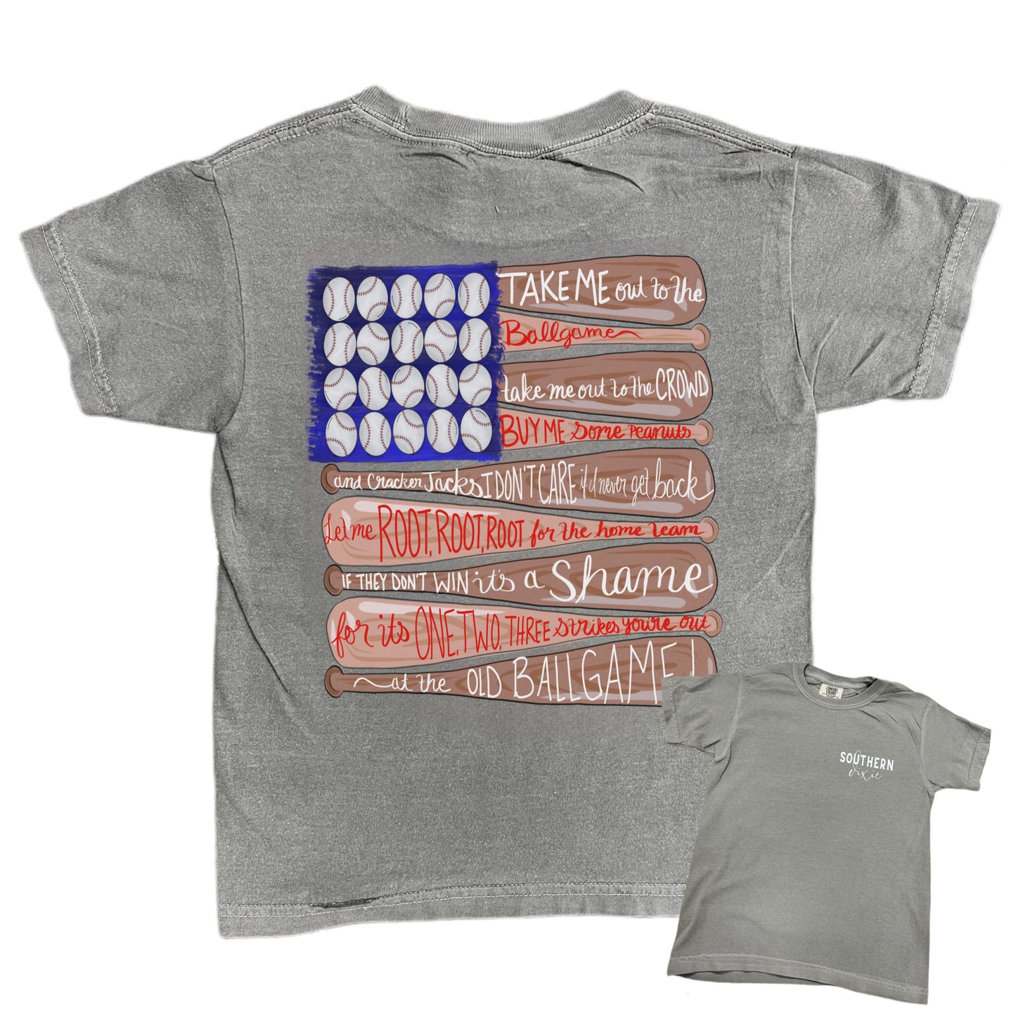 Baseball Flag Boys Tee