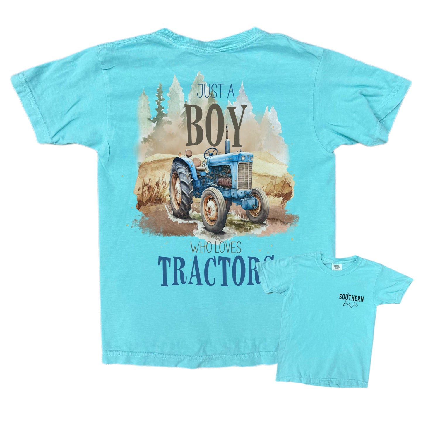 Loves Tractors Boys Tee