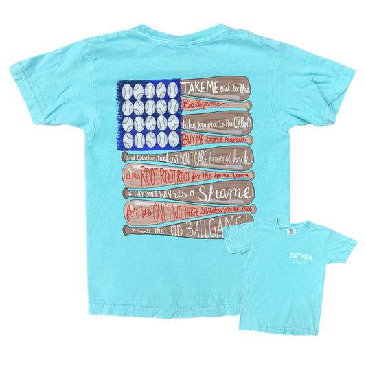 Baseball Flag Boys Tee