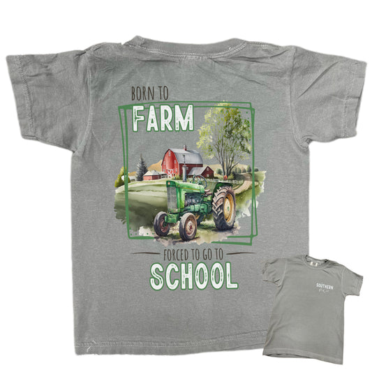 Born To Farm Boys Tee