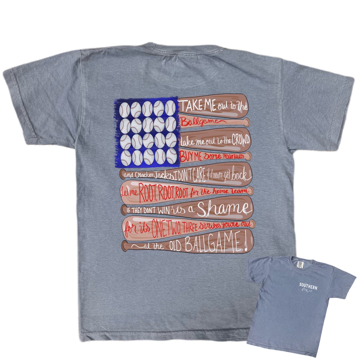 Baseball Flag Boys Tee